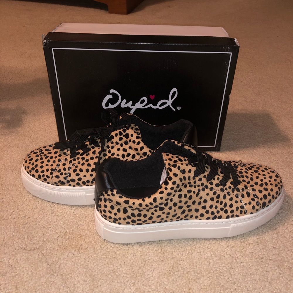 Qupid brand cheetah sneakers